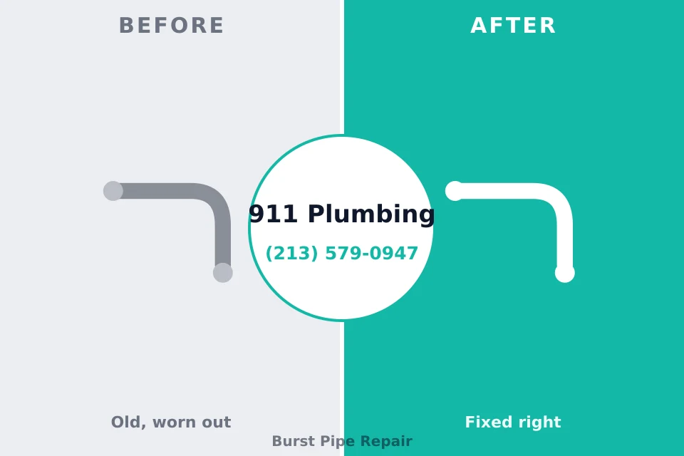Before and after: plumbing company Floyds Knobs, IN